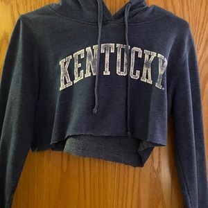Cropped University of Kentucky Hoodie